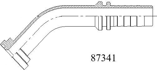 87341 SAE3000PSI法蘭接頭系列