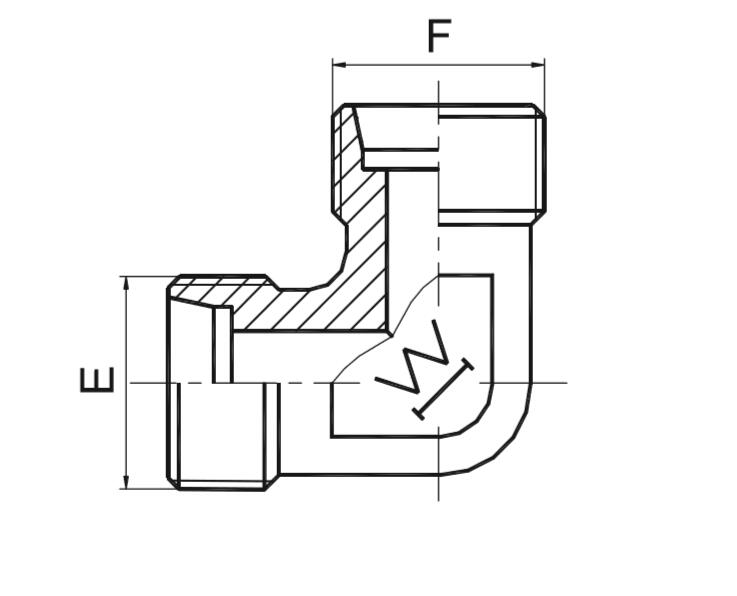 1C9/1D9  90°度彎接頭