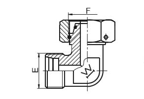 2C9外螺紋內(nèi)螺紋90°彎